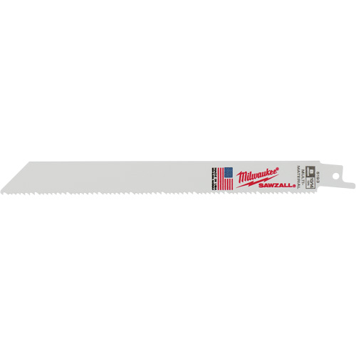 Sawzall&reg; Reciprocating Saw Blade, Bi-Metal, 10-14 TPI, 8" L x 5/8" W Northern Industrial Supply Inc.