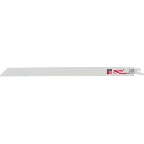 Lame de scie alternative Sawzall, Bim&eacute;tal, 10/14 Dents par pouce, 12" lo Northern Industrial Supply Inc.