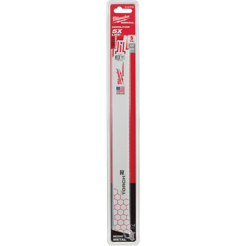 The Torch Sawzall&reg; Blades, Bi-Metal, 18 TPI, 12" L x 1" W Northern Industrial Supply Inc.