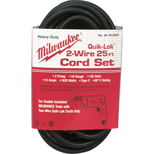 2-Wire Quik-Lok&reg; Cord Northern Industrial Supply Inc.