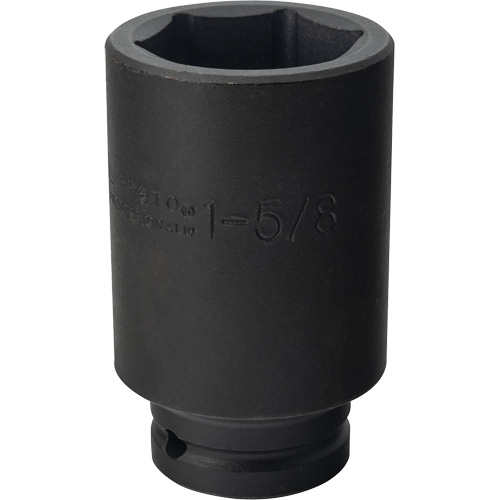 Socket, Impact, 1-5/8", 3/4" Drive, 6 Points, Deep Northern Industrial Supply Inc.