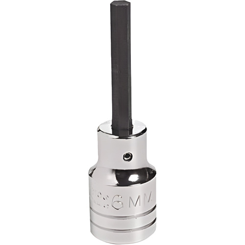 Socket Bit, Hex, 18 mm x 4" L, 1/2" Drive Northern Industrial Supply Inc.