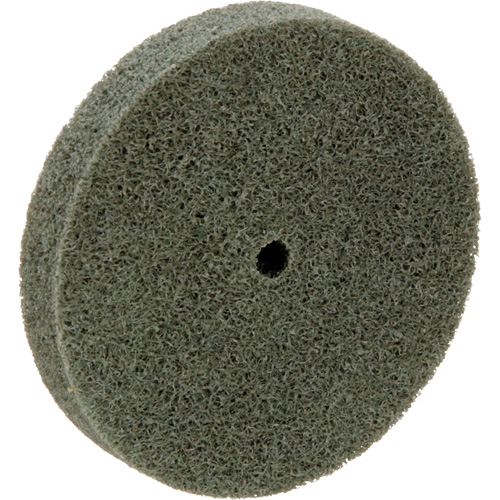 Meule homog&egrave;ne &agrave; faible densit&eacute; de s&eacute;rie 500 Standard Abrasives, 3" x 1/2", Arbre de 1/4", Grain de Moyen, Oxyde d'aluminium Northern Industrial Supply Inc.