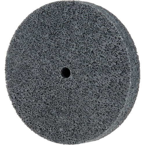 Meule homog&egrave;ne &agrave; faible densit&eacute; de s&eacute;rie 500 Standard Abrasives, 3" x 1/2", Arbre de 1/4", Grain de Fin, Carbure de silicium Northern Industrial Supply Inc.
