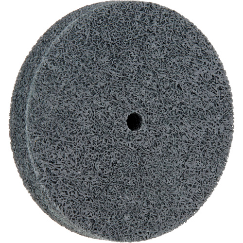Meule homog&egrave;ne &agrave; faible densit&eacute; de s&eacute;rie 500 Standard Abrasives, 3" x 1/2", Arbre de 1/4", Grain de Fin, Carbure de silicium Northern Industrial Supply Inc.