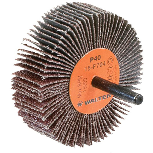 COOLCUT Flap Wheel, Aluminum Oxide, 40 Grit, 3" x 1" x 1/4" Northern Industrial Supply Inc.