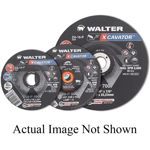 Meule XCAVATOR, 4-1/2" x 1/4", Arbre 5/8"-11, Zirconium, Type 27 Northern Industrial Supply Inc.