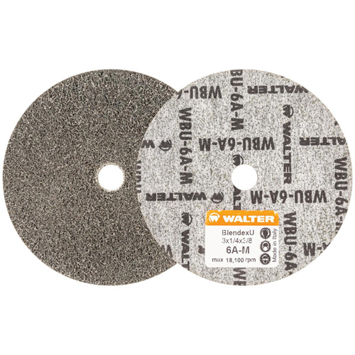 Blendex U Finishing Wheel, 3" Dia., 6AM Grit, Silicon Carbide Northern Industrial Supply Inc.