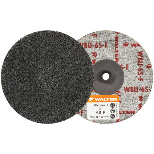 Twist Blendex U Discs, 3" Dia., Super Fine Grit, Silicon Carbide Northern Industrial Supply Inc.
