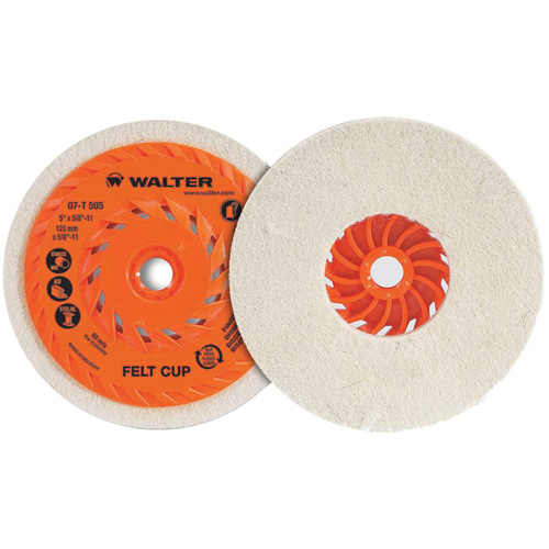 Cup Polishing Disc, 5" Dia. Northern Industrial Supply Inc.