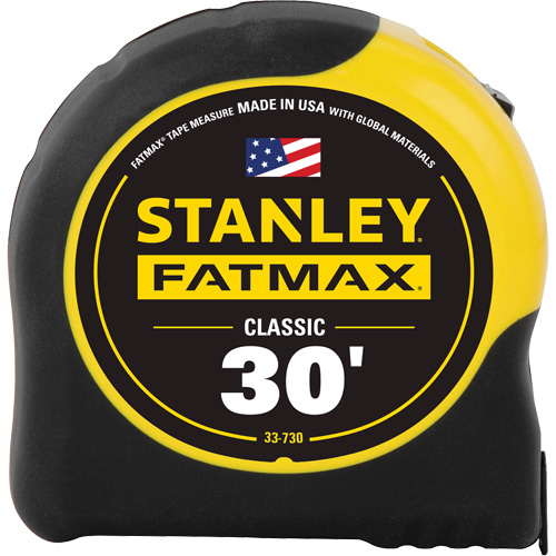 FatMax&reg; Classic Tape Measure, 1-1/4" x 30', Imperial Graduations Northern Industrial Supply Inc.
