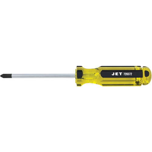 Phillips Jumbo Handle Screwdriver, #2, 4" L, Plastic/Steel/Aluminium/Wood/Cushion Grip/Magnetic/ESD-Safe Handle Northern Industrial Supply Inc.