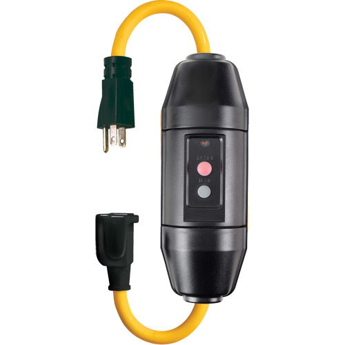 In-Line GFCI Cord Sets, 120 V, 20 A, 1-1/5' Cord Northern Industrial Supply Inc.