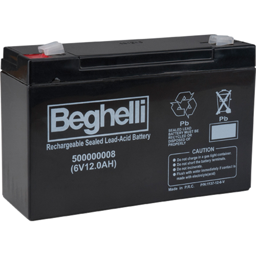 Sealed Lead Acid Batteries, 6 V, 12 Ah Northern Industrial Supply Inc.