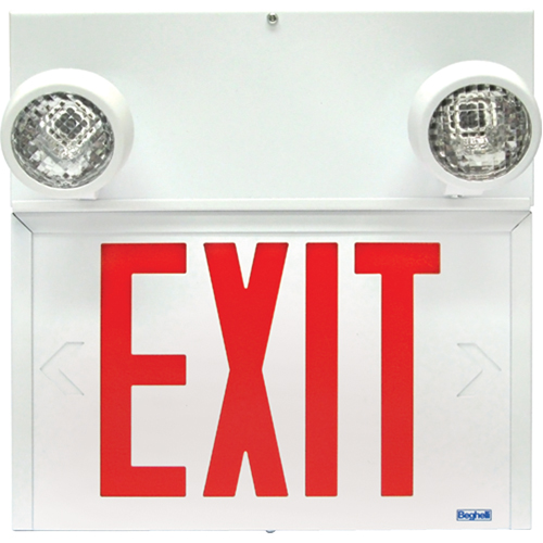 Stella Combination Signs - Exit, LED, Hardwired, 12-1/8" L x 12-1/2" W, English Northern Industrial Supply Inc.
