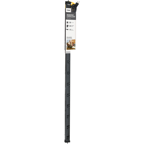 4' Power Strip, 12 Outlet(s), 6', 125 V Northern Industrial Supply Inc.