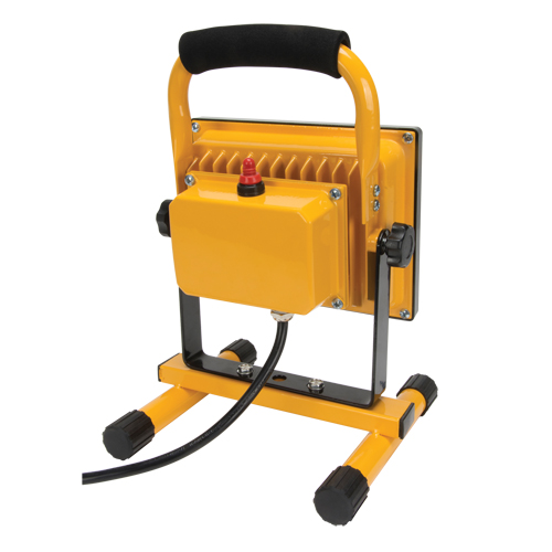 Portable Work Light, LED, 20 W, 2500 Lumens, Aluminum Housing Northern Industrial Supply Inc.