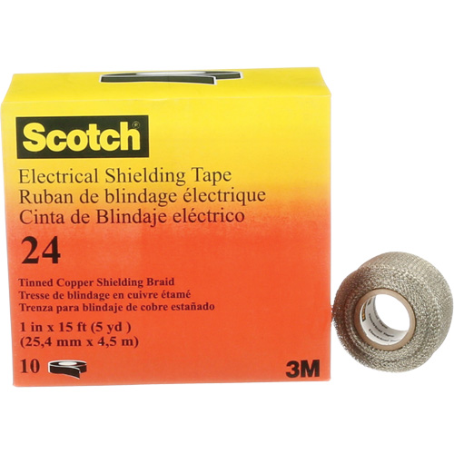 Ruban isolant de blindage Scotch, 25,4 mm (1") x 4,6 m (15'), Noir, 16 mils Northern Industrial Supply Inc.