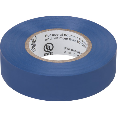 Electrical Tape, 19 mm (3/4") x 18 M (60'), Blue, 7 mils Northern Industrial Supply Inc.