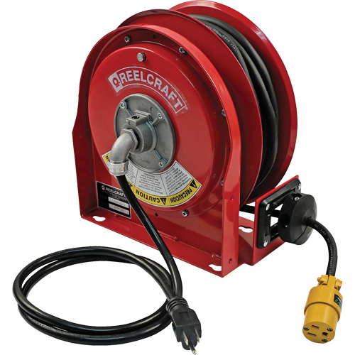 3000 Compact Premium Duty Cord Reel, 30', SJTO, 12 Gauge, 15 A Northern Industrial Supply Inc.