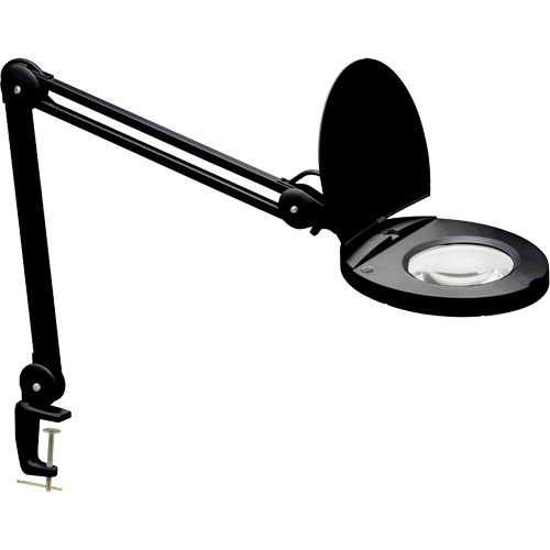 Adjustable Magnifier Lamp, 3 Diopter, LED Light, 47" Arm, C-Clamp, Black Northern Industrial Supply Inc.
