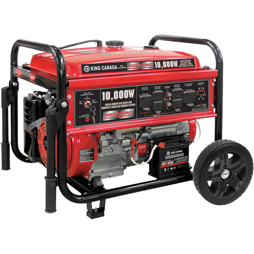 G&eacute;n&eacute;ratrice &agrave; essence &agrave; d&eacute;marreur &eacute;lectrique, 10000 W de surtension, 7500 W nominale, 120 V/240 V, R&eacute;servoir de 25 L Northern Industrial Supply Inc.