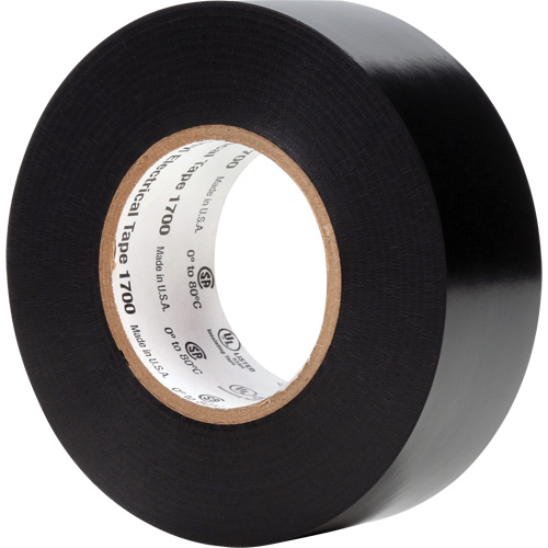 Temflex Vinyl Electrical Tape 1700, 25.4 mm (1") x 20.1 m (66'), Black, 7 mils Northern Industrial Supply Inc.