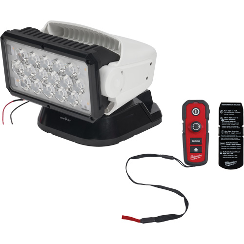 Utility Remote Control Search Light, LED, 4250 Lumens Northern Industrial Supply Inc.