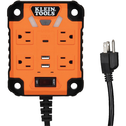 Powerbox 1 Magnetic Power Strip, 4 Outlet(s), 5', 120 V Northern Industrial Supply Inc.