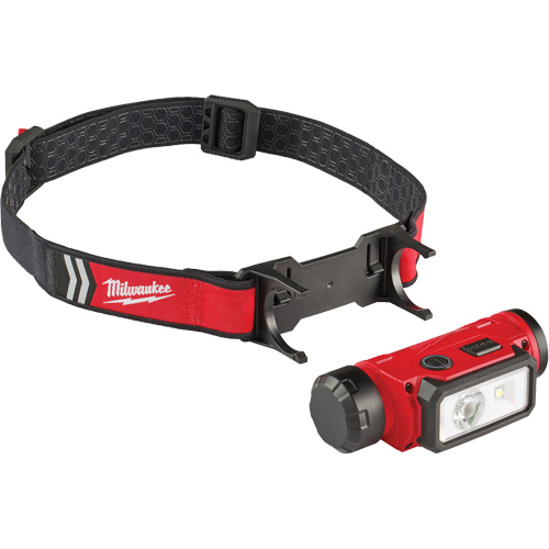 Lampe frontale pour casque de s&eacute;curit&eacute; USB REDLITHIUM, DEL, 600 lumens, 5 hres de fonctionnement, piles Rechargeable Northern Industrial Supply Inc.
