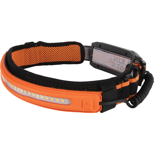 Widebeam Headlamp with Strap, LED, 575 Lumens, 4 Hrs. Run Time, Rechargeable Batteries Northern Industrial Supply Inc.