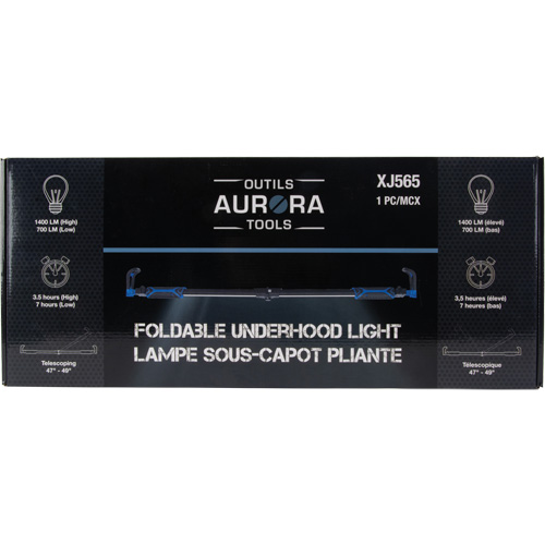 Foldable Underhood Work Light, Hook, Rechargeable, 1400 Lumens Northern Industrial Supply Inc.
