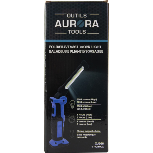 Foldable/Twist Work Light, Magnetic, Rechargeable, 350 Lumens Northern Industrial Supply Inc.