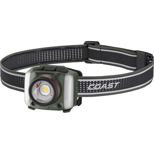 Lampe frontale FL97R &agrave; trois couleurs avec syst&egrave;me Twist Focus et commande vocale, DEL, 830 lumens, 2 hres de fonctionnement, piles Rechargeable Northern Industrial Supply Inc.