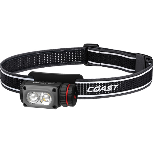 WPH10R Dual Colour Headlamp with Magnet & Clip, LED, 500 Lumens, 3.25 Hrs. Run Time, Rechargeable Batteries Northern Industrial Supply Inc.