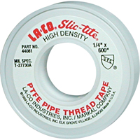 Slic-Tite&reg; PTFE Thread Tape, 1200" L x 1/2" W, White Northern Industrial Supply Inc.