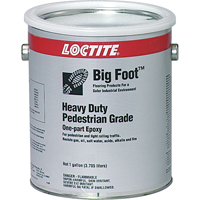 Big Foot Heavy-Duty Pedestrian Grade Anti-Slip Floor Coating, 1 gal., Epoxy-Based, Black Northern Industrial Supply Inc.