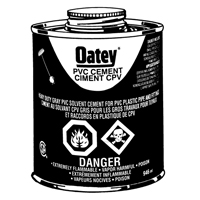 Ciment de PVC d'usage intense, 946 ml, Canette &agrave; dessus brosse, Gris Northern Industrial Supply Inc.