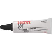 Compos&eacute; de retenue pour r&eacute;paration ajust&eacute; &agrave; la presse Quick Metal 660, 6 ml, Tube, Argent Northern Industrial Supply Inc.