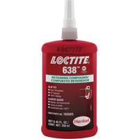 Compos&eacute; de retenue Loctite 638, 250 ml, Bouteille, Vert Northern Industrial Supply Inc.