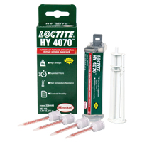 Adh&eacute;sif hybride pour r&eacute;parations structurales HY 4070, Deux composants, Cartouche double, 11 g, Blanc cass&eacute; Northern Industrial Supply Inc.