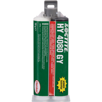 HY 4080 GY Structural Repair Hybrid Adhesive, Two-Part, Dual Cartridge, 50 g, Grey Northern Industrial Supply Inc.