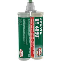 Adh&eacute;sif hybride pour r&eacute;parations structurales HY 4090, Deux composants, Cartouche double, 400 g, Blanc cass&eacute; Northern Industrial Supply Inc.