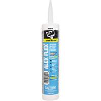 Scellant de silicone, acrylique et latex de qualit&eacute; sup&eacute;rieure pour moulures et garnitures Alex Flex, 300 ml, Cartouche, Blanc Northern Industrial Supply Inc.