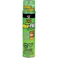 Scellant &agrave; triple expansion Touch 'n Foam Max Fill, 566 g, Canette a&eacute;rosol, Cr&egrave;me Northern Industrial Supply Inc.