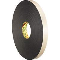 Ruban double face en mousse, 33 m (108') lo x 12,7 mm (1/2") la, 62 mils, Poly&eacute;thyl&egrave;ne Northern Industrial Supply Inc.
