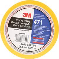 Ruban en vinyle 471, 25,4 mm (1") la x 32,9 m (108') lo, 5,2 mils, Jaune Northern Industrial Supply Inc.