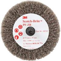 Disque de tronçonnage et de polissage Scotch-Brite Roloc, Oxyde d'aluminium, Grain Moyen, 3" x 1-3/8" x 1/4" Northern Industrial Supply Inc.