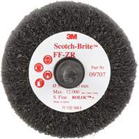 Brosse &agrave; lamelles pour la coupe et le polissage Scotch-Brite, Oxyde d'aluminium, Grain Fin, 2" x 1" x 1/4" Northern Industrial Supply Inc.