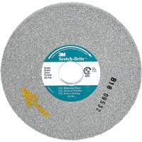 Meule d'&eacute;barbage EXL Scotch-Brite, 6" x 1/2", Arbre de 1", Oxyde d'aluminium Northern Industrial Supply Inc.
